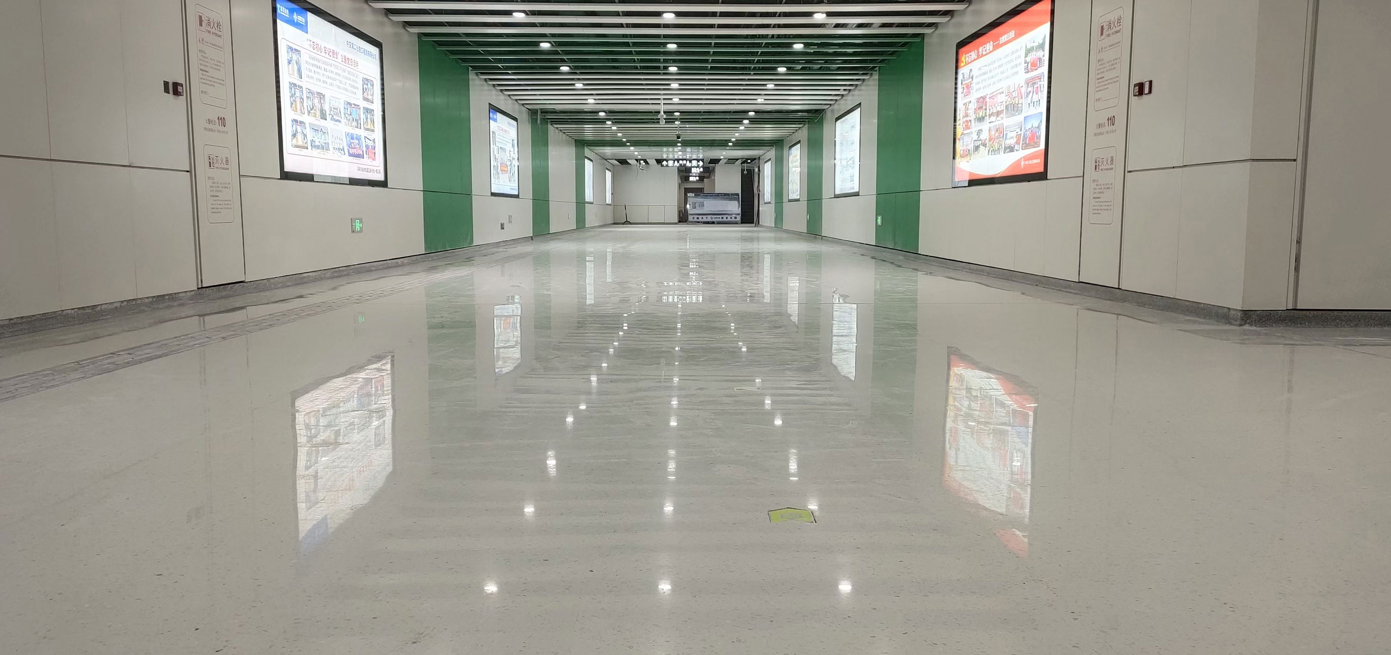 深圳地铁8号线 | 硬化地坪